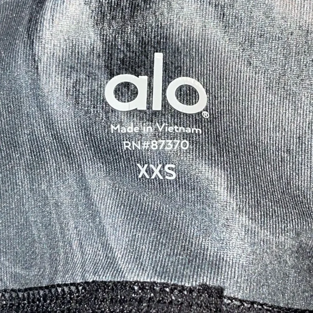 Alo Yoga Goddess‎ Scrunched Leggings Marble Black XXS